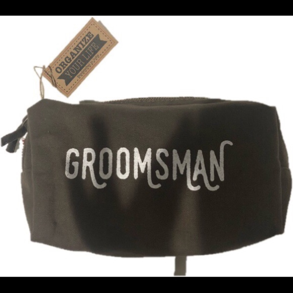 Men’s Groomsman Travel toiletry bag